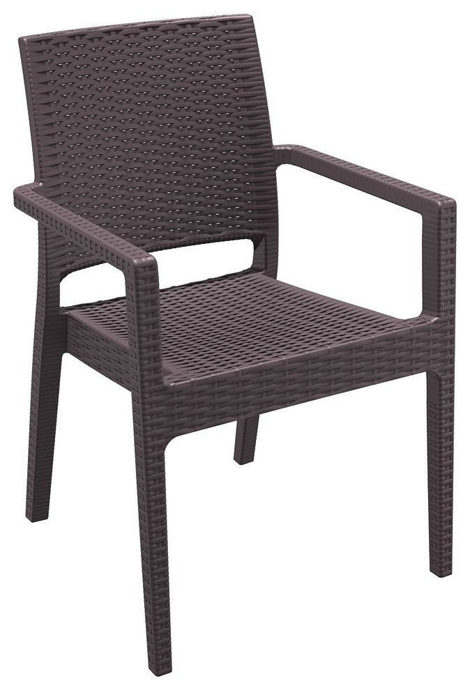 Compamia Ibiza Outdoor Dining Armchairs, Set of 2, Brown