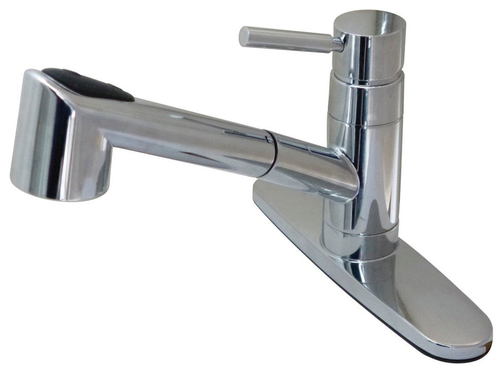 Gourmetier Single Handle Pull-Out Spray Kitchen Faucet Chrome GS8571WDL