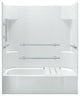 Sterling  Accord 72x30.5x60 Vikrell Tub/Shower