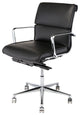 Modern Low Back Office Chair, Black