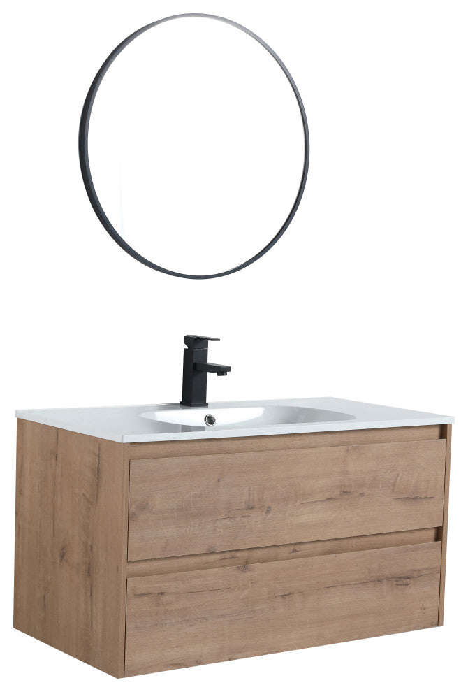36" Sink Vanity, Plywood, Smc Top, No Faucet