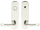 Oslo Lever, Tubular Entry, Single Cylinder, Left Hand, Polished Stainless Steel