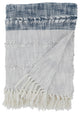Throw Blanket With Color Block Design