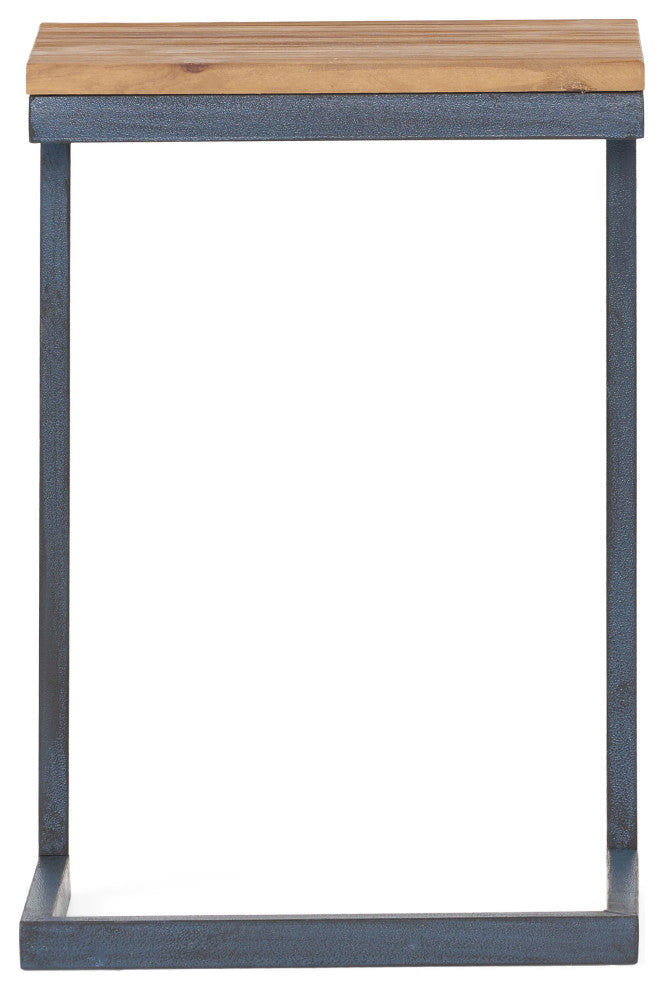 GDF Studio Ramona Fir wood Antique Accent Table, Medium