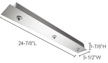 Ceiling Mono And Multipointstransformer Included, Satin Nickel