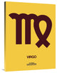 "Virgo Zodiac Sign Brown" Fine Art Print