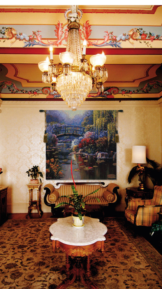 Giverny Pond I Belgian Wall Tapestry