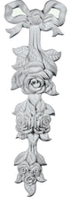 5 1/8"W  x 15 3/4"H x 1 5/8"P Medium Rose Drop Onlay