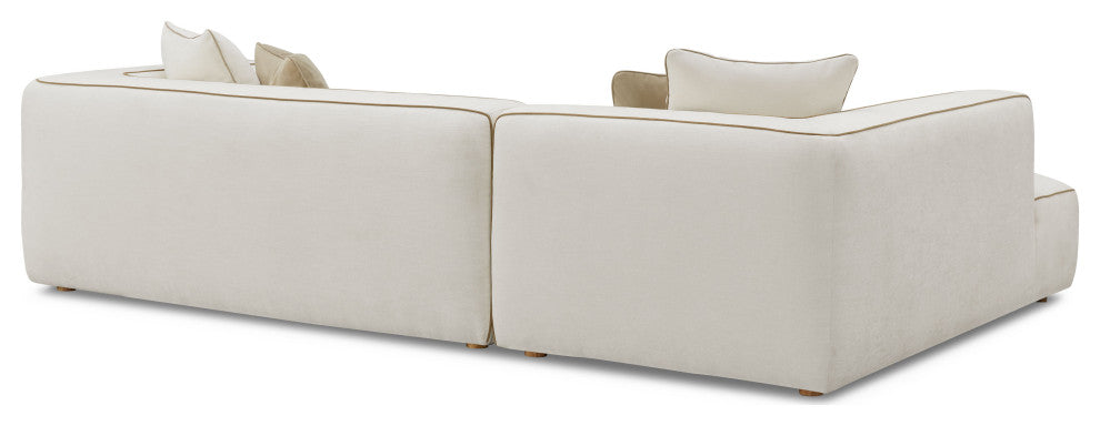 Tristine Linen Sectional, Left-Arm Facing
