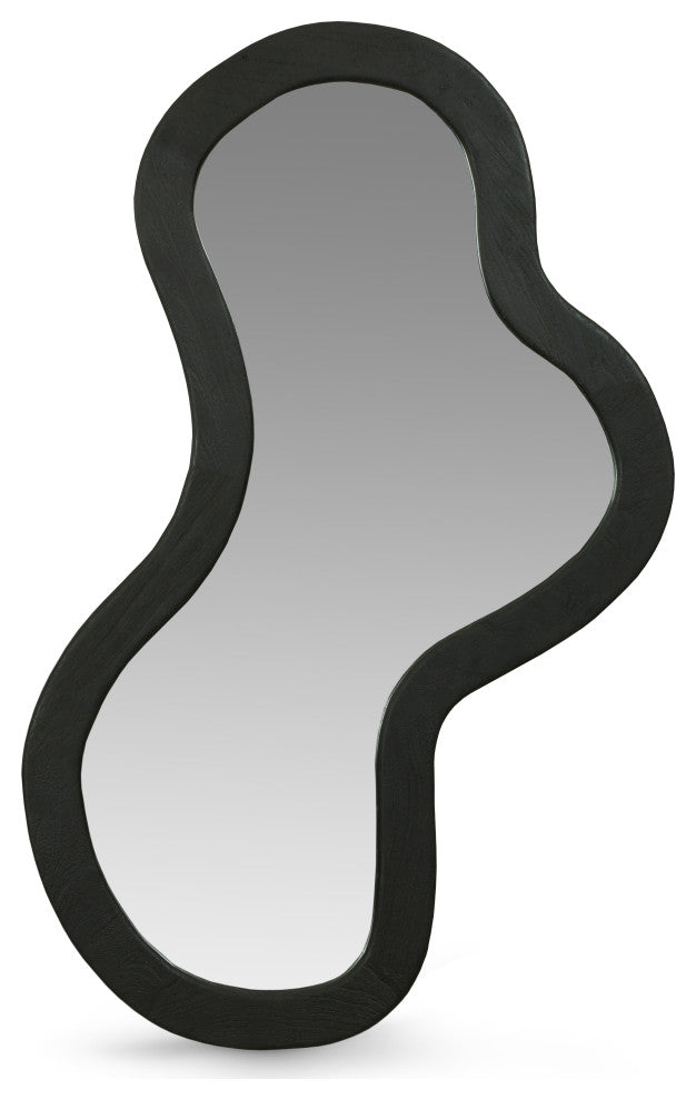 Oblique Mirror, Black, 28" X 48"