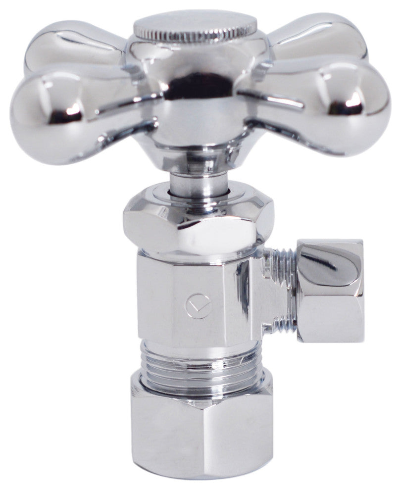 Supply Kit - 5/8" Od X 3/8" Od X 20" Corrugated In Polished Chrome, Polished Chrome