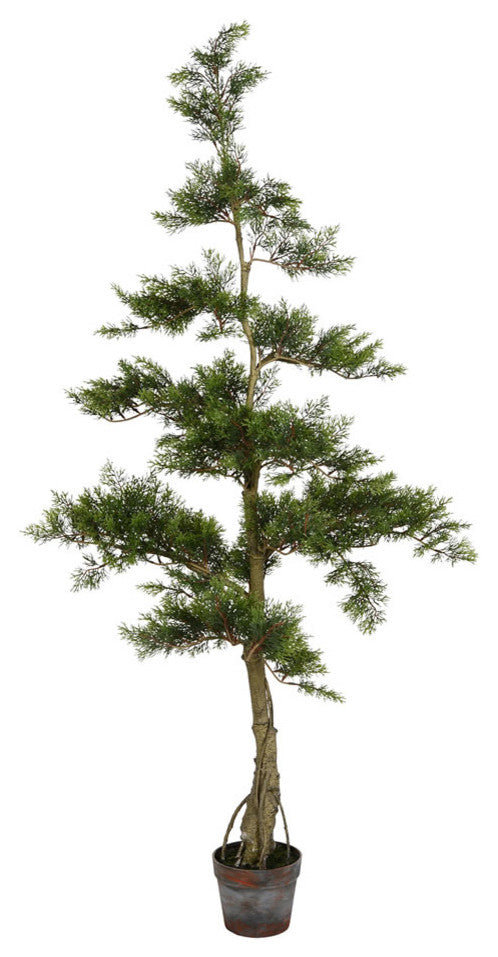 Vickerman Potted Cedar Tree, 5'