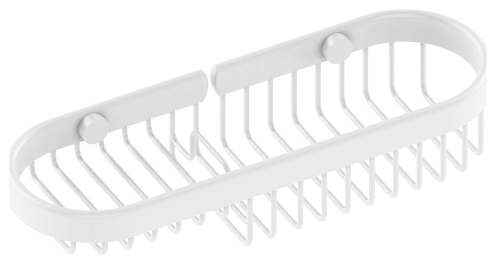 Combination Wire Basket, Matte White