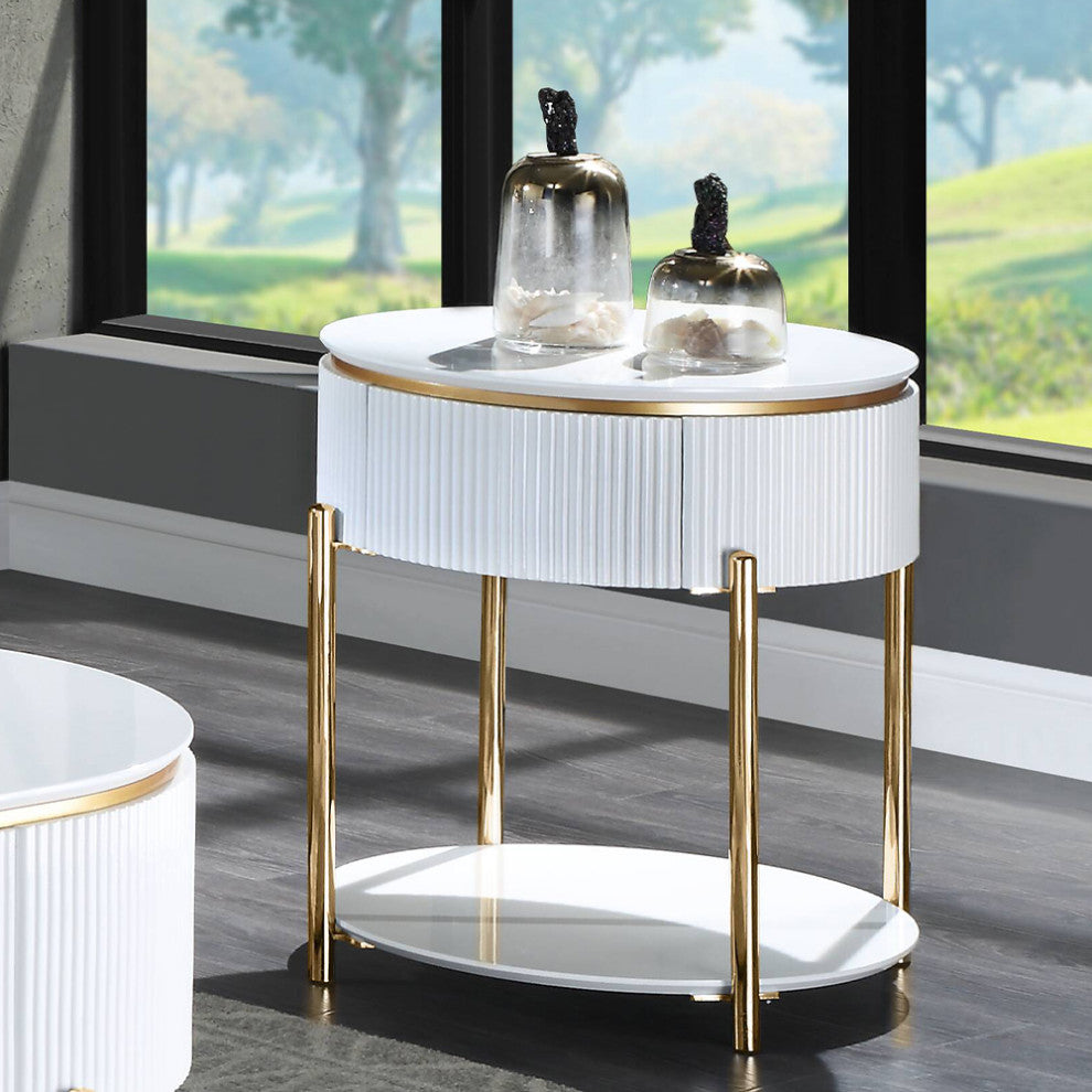 ACME Daveigh End Table