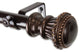 Royal 1" Curtain Rod, Bronze, 120"-170"