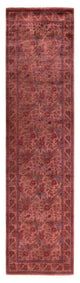 Overdyed One-of-a-Kind Hand-Knotted Area Rug Pink, 2' 7" x 10' 2"