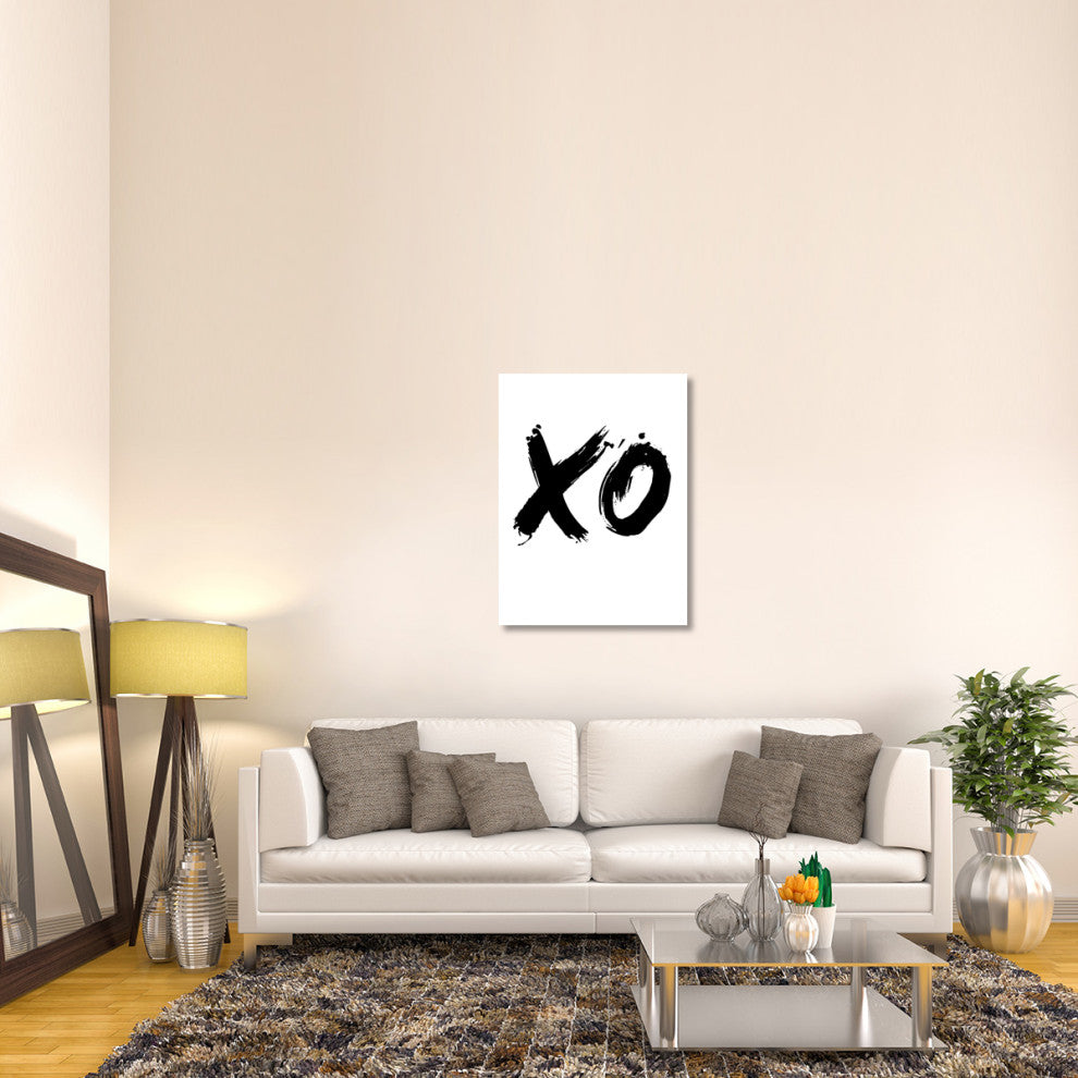 "XO Poster White" Fine Art Print