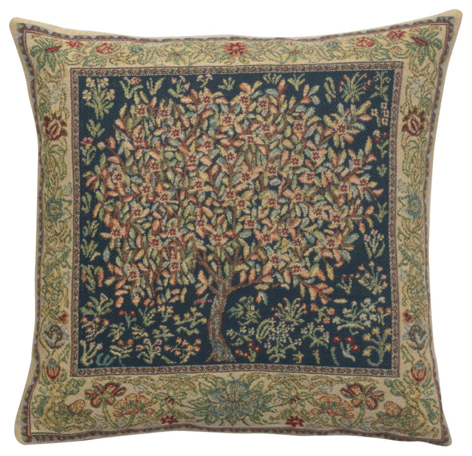 Tree of Life Pastel Belgian Cushion Cover