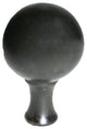Royal Designs Small Ball Antique Lamp Finial, Brass Lamp, Set of 2