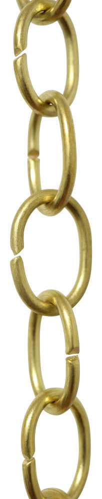 RCH Hardware Brass Loop Chandelier Chain, 3', Polished Brass, U18