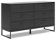 Socalle Black Dresser