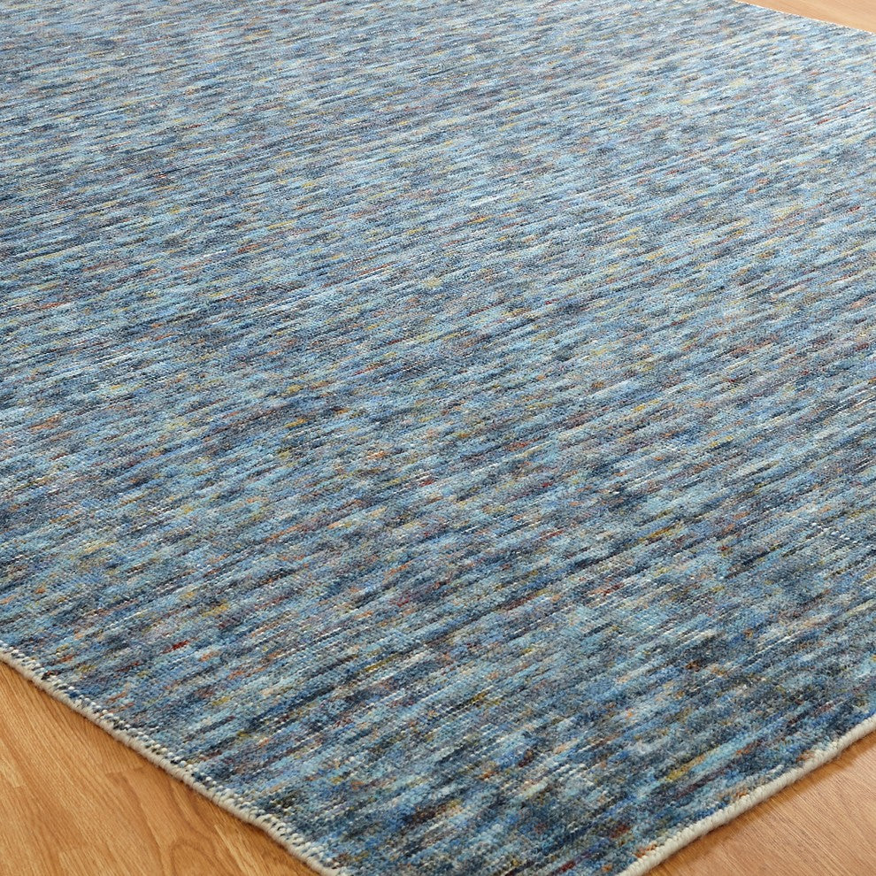 Terra Handmade Mineral Blue Area Rug, Blue, 12' X 15'
