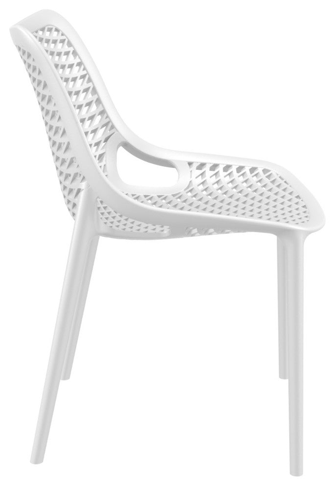 Compamia Air Dining Side Chair, Set of 2, White