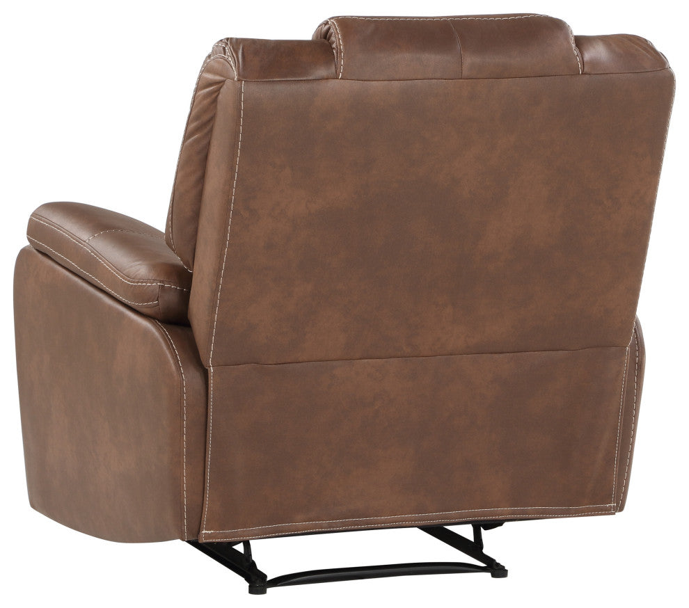 Katrine Manual Recliner, Brown
