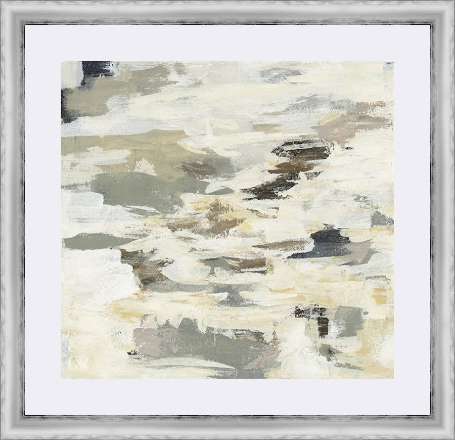Steps on Stones I Framed Fine Art Paper Print With Glass
