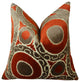 Plutus Pomegranate Handmade Throw Pillow, (12" x 25")