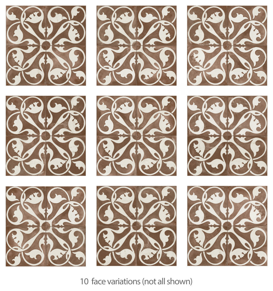 Kings Nouveau Ruby Ceramic Floor and Wall Tile