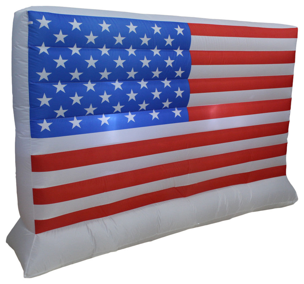 6' Long Patriotic Independence Day American Flag Inflatable Yard Decoration