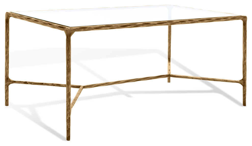 Safavieh Couture Jessa Metal Coffee Table, Brass