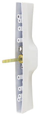 Veranda Sliding Door Handles With Lock, Keyed, 1-1/2" Thick Door, White