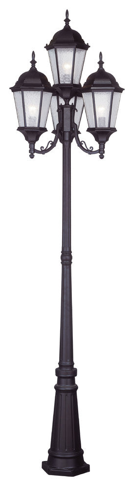 Hamilton Outdoor 4-Headed Post Light, Bronze