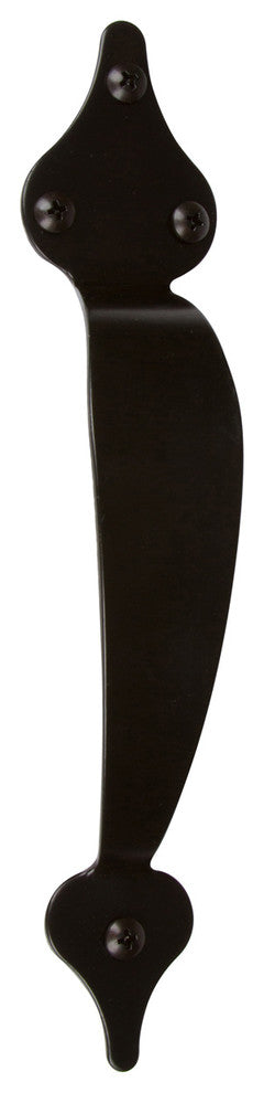 Barn Door Spade Pull Handle, Black