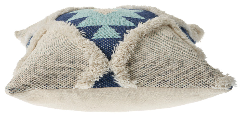 Tufted WInter Paradise Throw Pillow