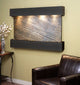 Sunrise Springs water fountain, Green Featherstone, Blackened Copper, Square