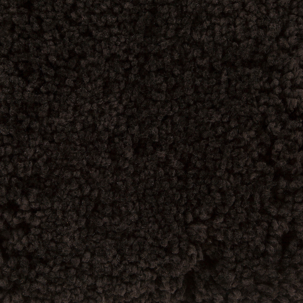 Bella Contemporary Area Rug, Black, 7'9"x10'6"