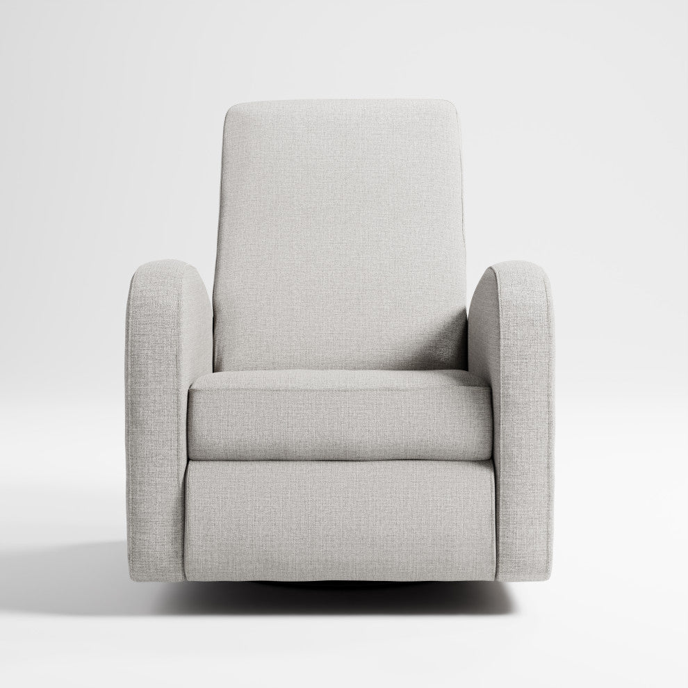 Storkcraft Santa Monica Power Recliner Swivel Glider, Steel Basketweave