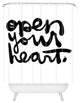 Deny Designs Kal Barteski Open Your Heart Shower Curtain