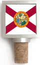 Florida Flag Wine Stopper