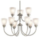 Kichler Jolie Nine Light Chandelier 43639NI