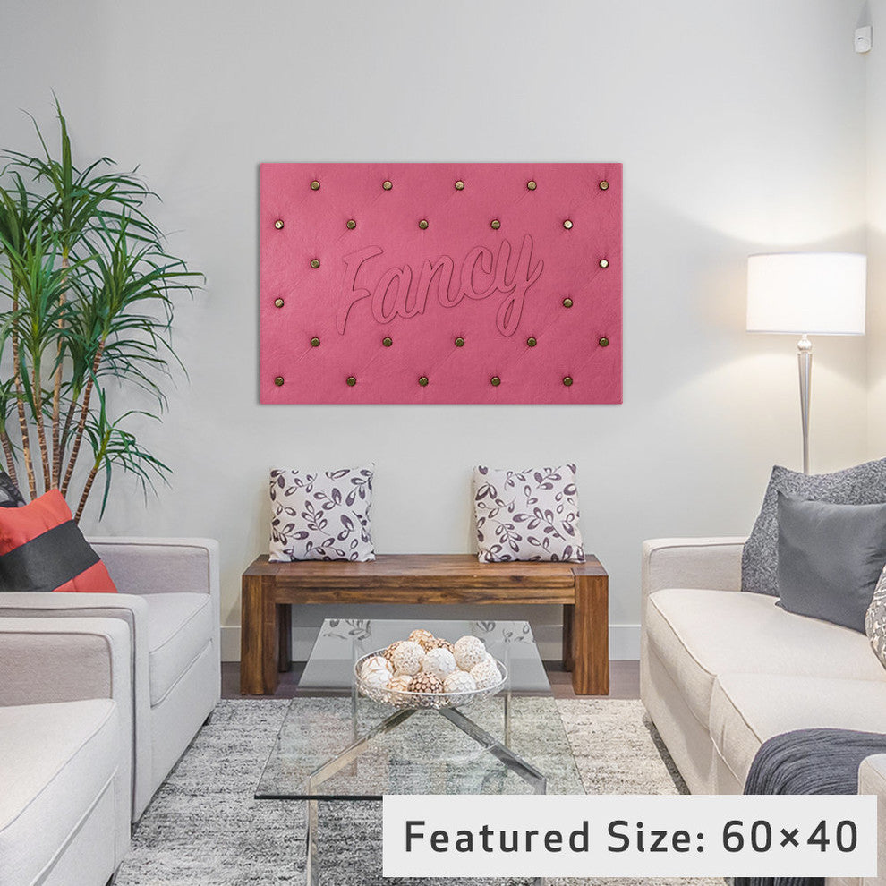 "Fancy Pink" by 5by5collective, 40x26x1.5
