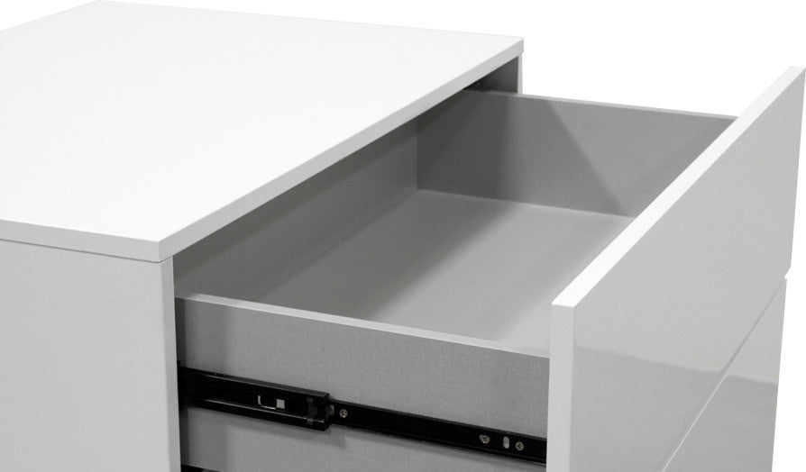 Florence White Modern 5-Drawer Chest