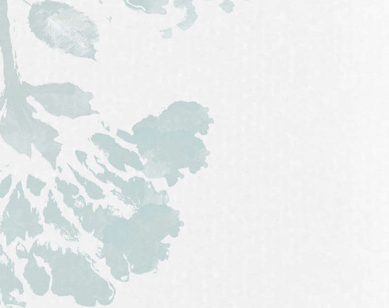 18x30", April Floral Print Hand Towels, Aqua