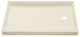 Sterling Ensemble 30"x60"x4" Vikrell Right-Hand Shower Base, Biscuit
