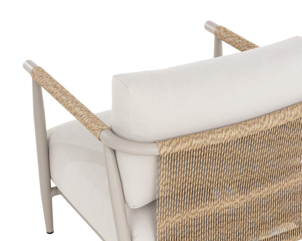 Muros Lounge Chair, Greige, Palazzo Cream