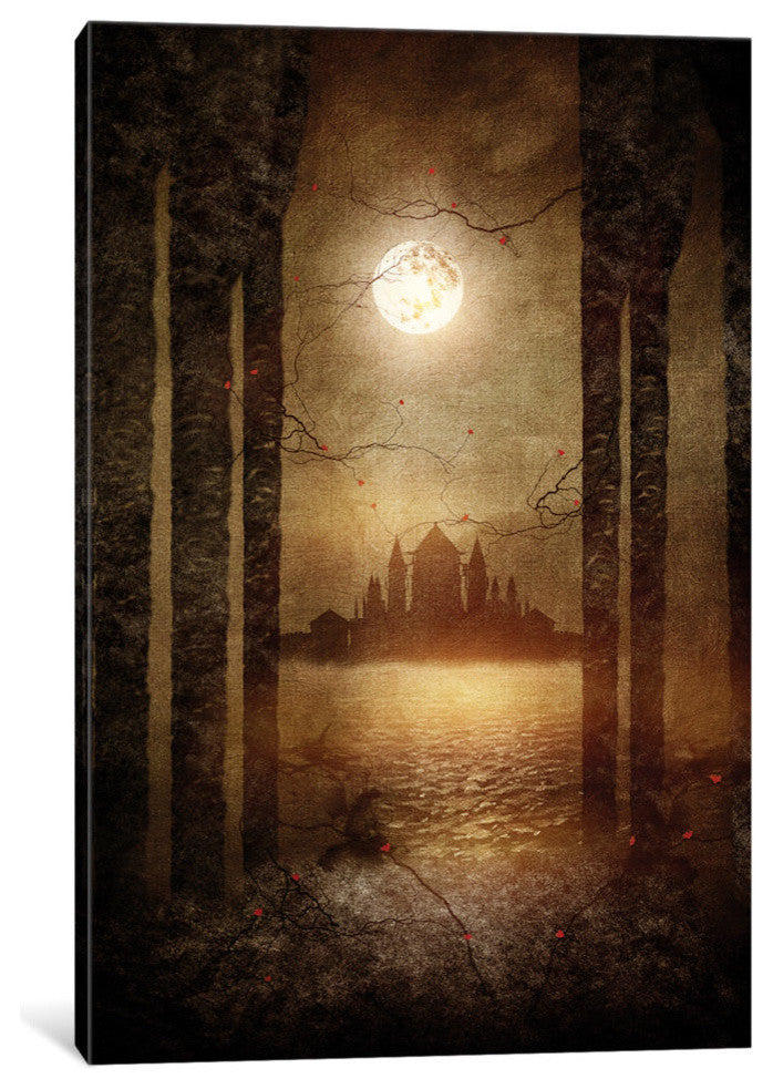 "The Moon Is Singing" by Viviana Gonzalez, 40x26x1.5