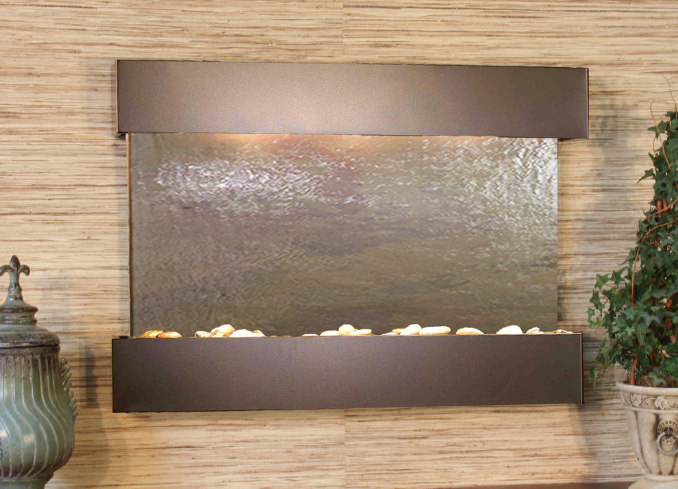 Reflection Creek Water Feature by Adagio, Multi-Color Featherstone, Antique Bron